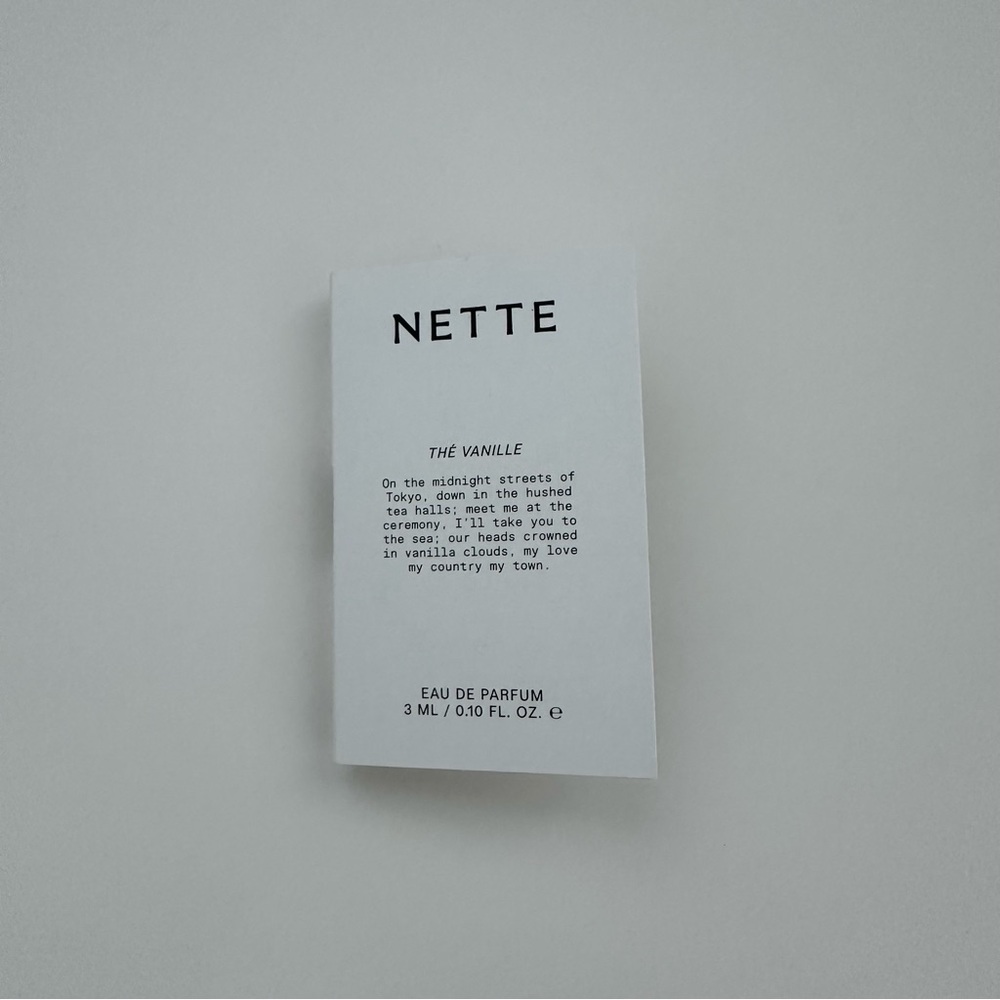 NETTE The Vanille Eau de Parfum